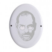 Овал черно-белый