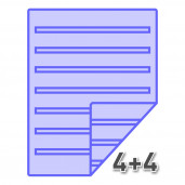 А4 цветная двухсторонняя (струйная)