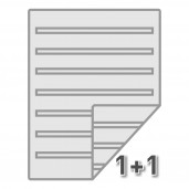 А4 цветная двухсторонняя (лазерная)