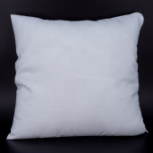 Белая подушка матовая 40х40 двухсторонняя