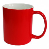 Фотокружка `хамелеон` красная