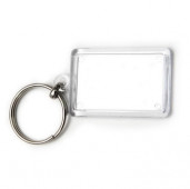 Пластиковый брелок прямоугольный 5х3.5