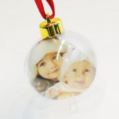 Елочный шар 2х сторонний